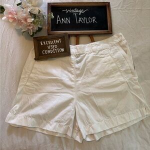 EUC + Ann Taylor + White Shorts